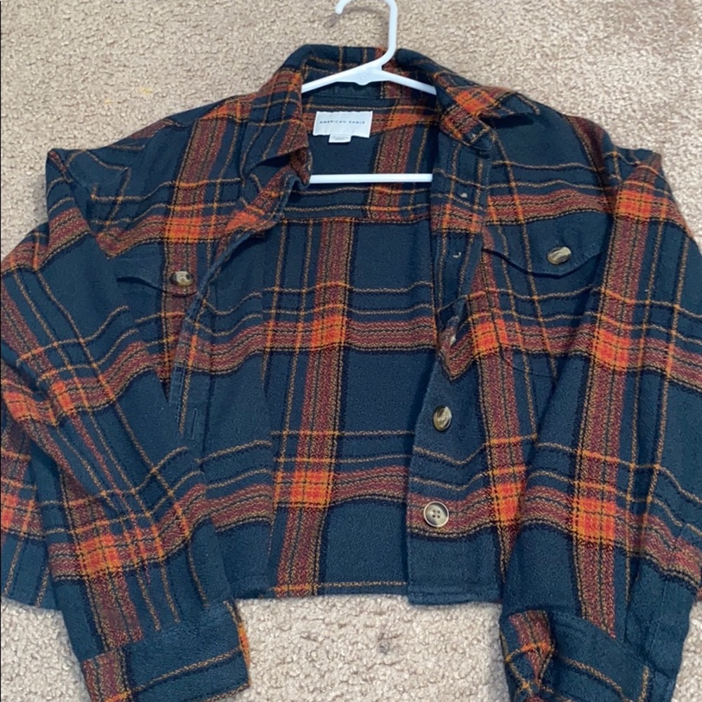 American eagle Cropped button-up